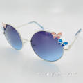 new style Durable kids sunglasses metal frames